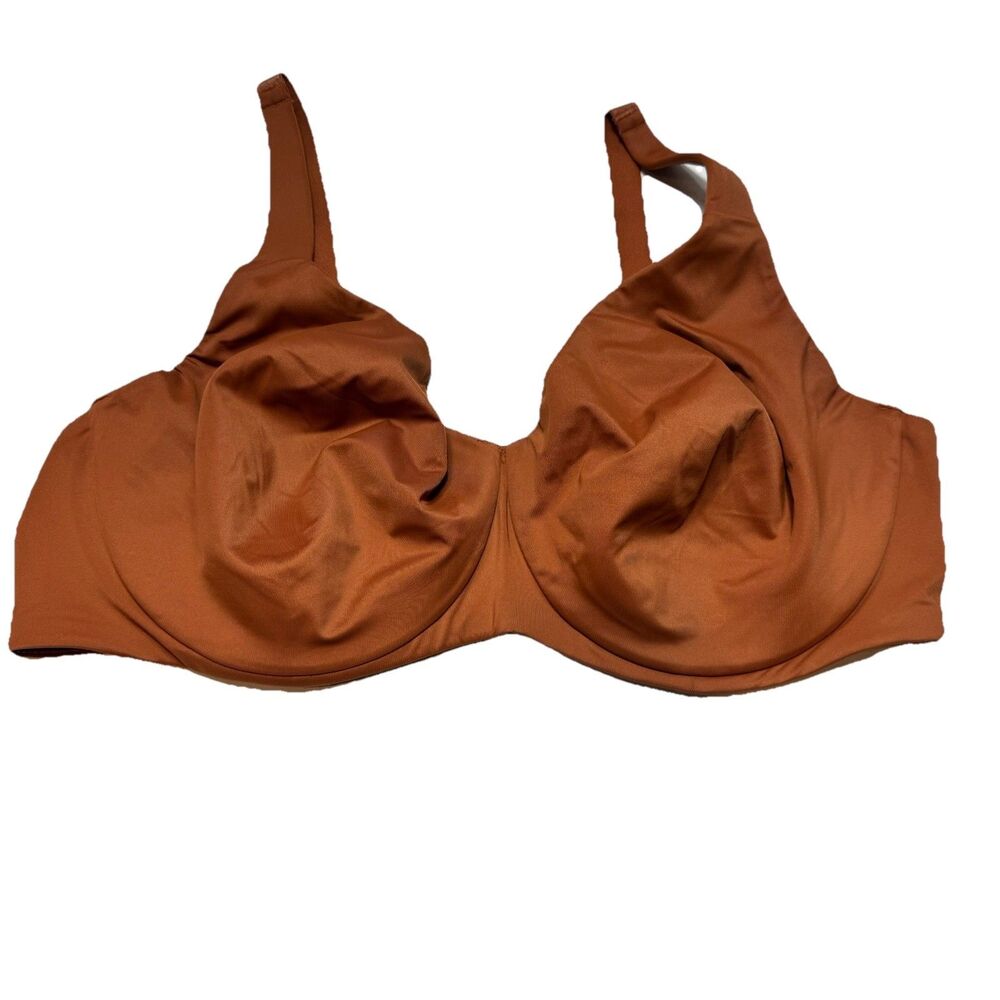 Delmira Minimizer Bra Terracotta Orange-Brown Unlined W635 Supportive Size 46DD